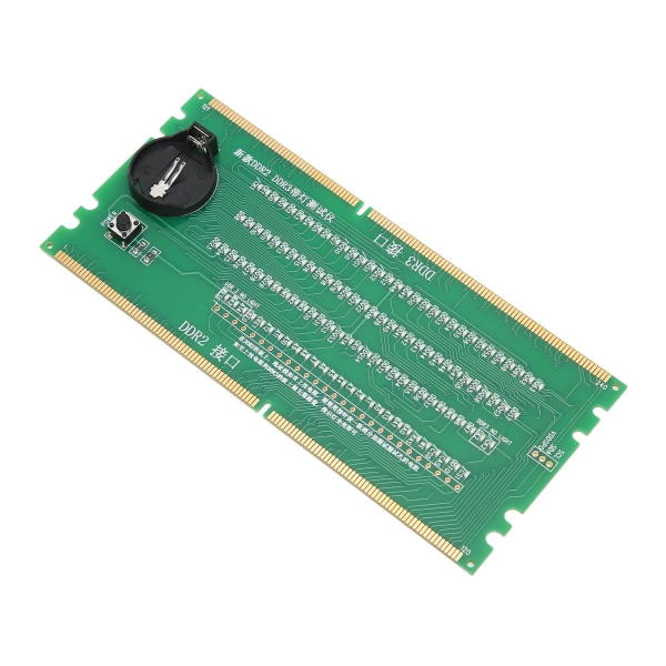 Datorminnestestare DDR2 DDR3 2 i 1 PCB-material ljusemitterande dioder Desktop-moderkortstestare med LED