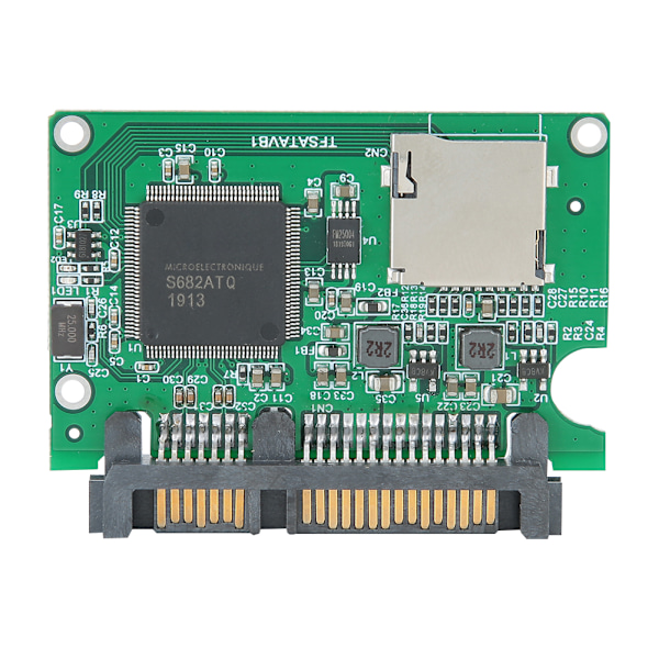 TF/SDHC/SDXC/MMC-kort till SATA 2,5-tums hårddisklåda med höghastighetschip FT1307