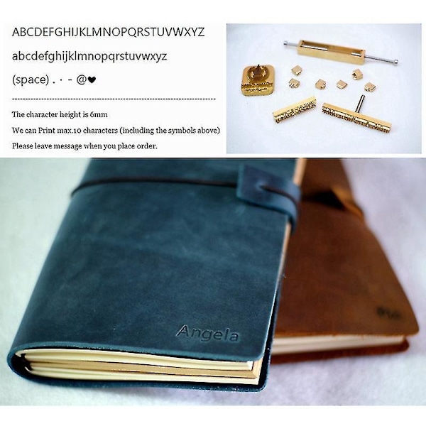 Vintage käsintehty nahkainen Traveler's Notebook Journal S passi 13x9 A02