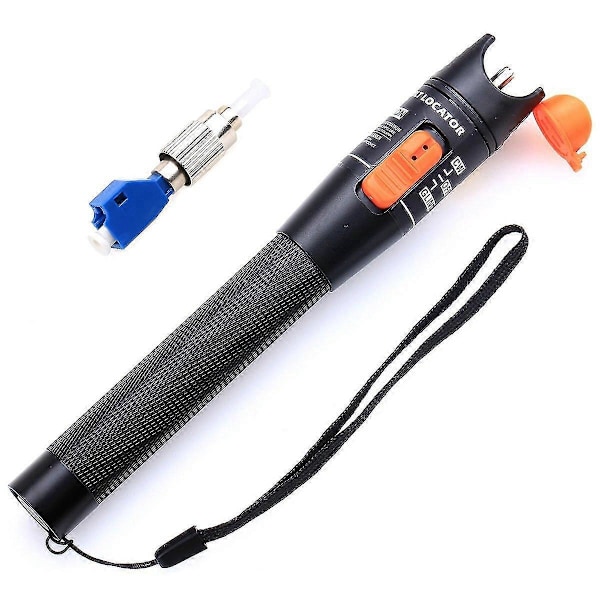 Fiber Visuel Fejlfinder 10mw, VFL Fiber Optisk Kabeltester - Rødt Lys Pen Tester