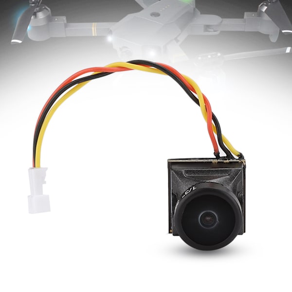 Turbo Eos2 2.1mm objektiivi 1200TVL CMOS NTSC automaattinen vahvistuksen säätö Mini FPV kameraMusta