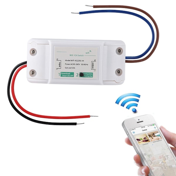 WIFI Smartphone Fjernbetjening Afbryder Smart Timer Controller