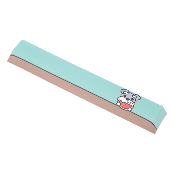 Spacebar-tast, PBT, farverig, sød tegneserie, DIY, universel, mekanisk tastatur, udskiftningstilbehør, vandmelonhund