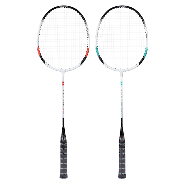 2 st aluminiumlegering nylon badmintonracket inomhus utomhus sportträning racket för tävlingsträning