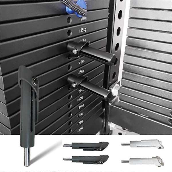 Viktmagasinstift 9,5 mm Styrketräning Fitness Gymutrustning, Vit