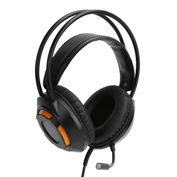 AJAZZ Trådbundet headset över örat brusreducerande spelheadset med 3,5 mm gränssnitt AX120 (svart)