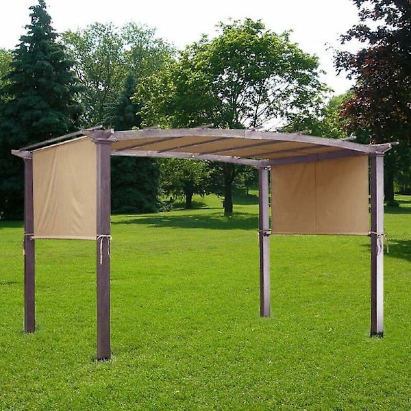 Korvaava yleiskate kaarevalle pergolalle – Koko 210D: 5,2 × 2 m harmaa