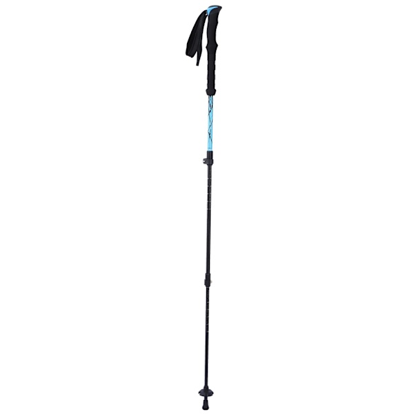 7075 Aluminiumlegering Udendørs Klatring Strækbar Trekkingstav Alpenstock Udenfor Lås Caneblue