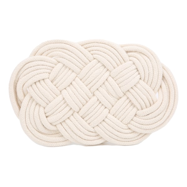 Hot Pad Cotton Thread Woven Decorative Trivet Mat for Kitchen Hot Pots Cups Insulation Table Protection GiftOval