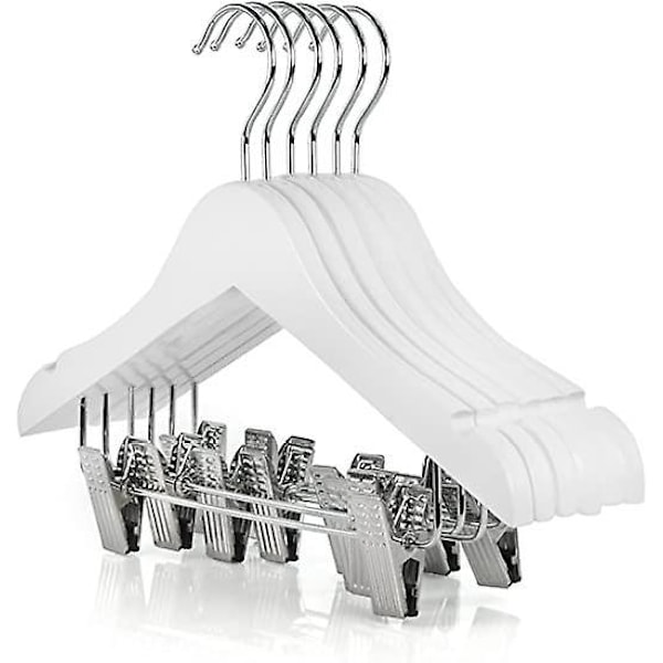 Valkoiset lasten henkarit, 2 kpl - 44,5 cm