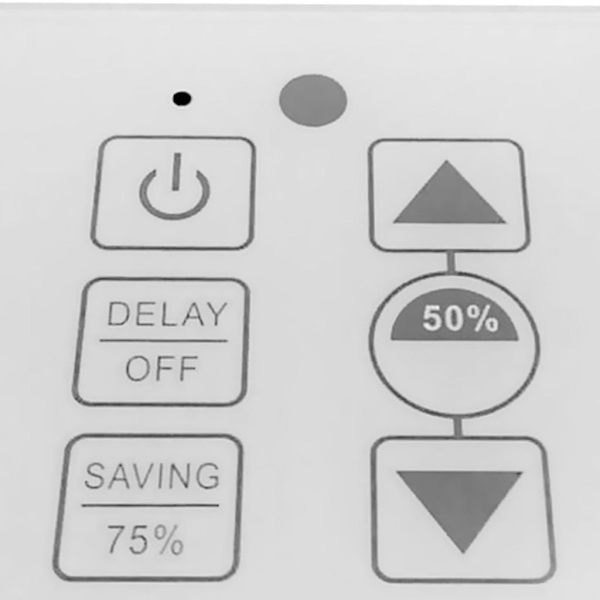 100W IR Kontroll LED Touch Switch Panel Steglös Kontroller LED Dimmer-