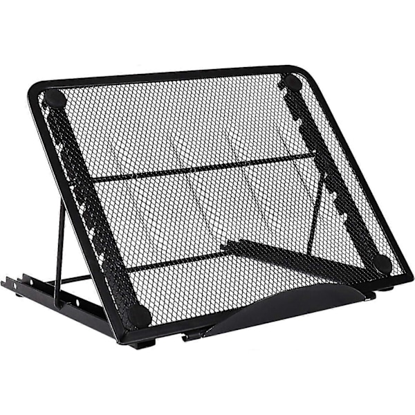 Multi-Vinkel Laptop Stand Rustfrit Stål Justerbar Ergonomisk Letvægts Ventileret Laptop Stand Bl