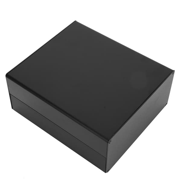 Aluminiumkapsling PCB-koblingsboks printkorttilbehør sand sort til GPRS
