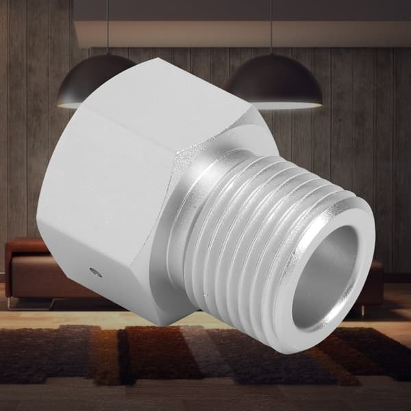 Aluminiumslegering hungevind TR21-4 til han-gevind W21.8-14 adapterstik til Sodastream