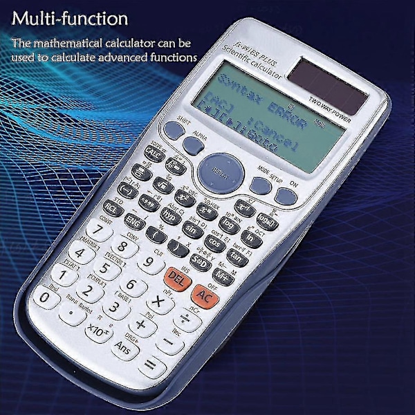 Fx-991es-plus Lommeregner til Universitetsstuderende og Kontorbrug - 417 Funktioner