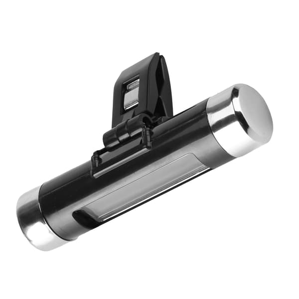 Clip-on Lastbilsbil LCD Termometer Bil Digital Bakgrundsbelysning Klockmonitor Vit Bakgrundsbelysning