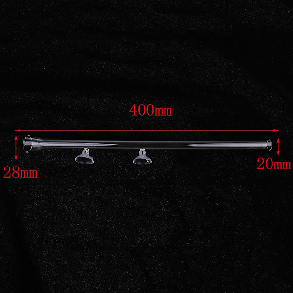 Akvarium Fisketank Rejer Fodring Madskål Bakke Med Foderrør 400mm