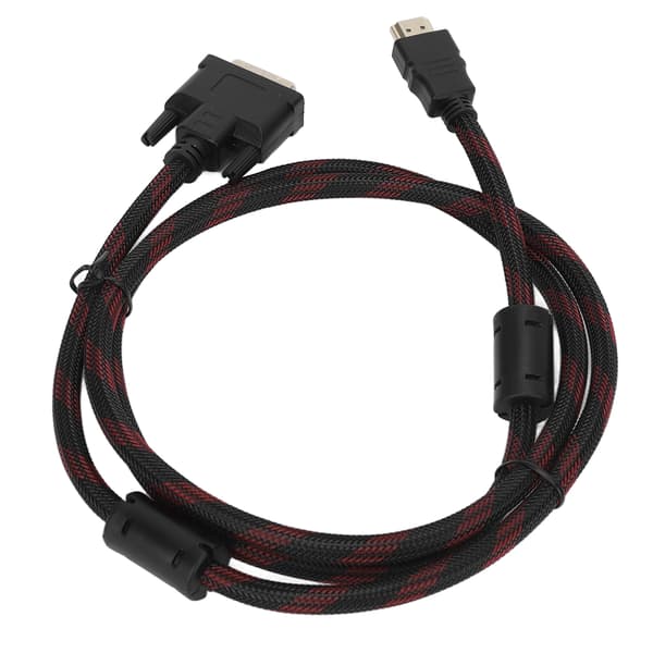 HD Multimedia Interface til DVI-kabel DVI 24+1 til HD Multimedia Interface-kabel til Raspberry Pi 1,4m/4,6ft