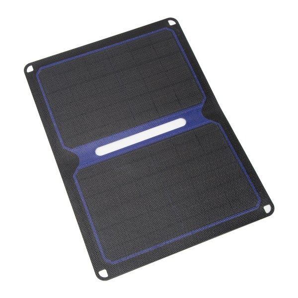 Hopfällbar solpanel 14W med hög effektivitet, energibesparande, vattentät, bärbar, mono solpanel laddare för utomhusbruk