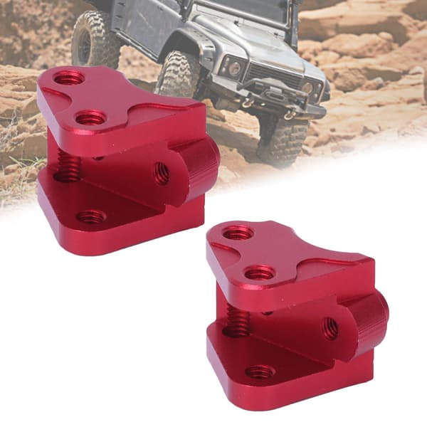 2 stk. Forreste Bageste Nedre Støddæmperforbindelse Link Mount Passer til SCX10-II AXIAL RC Bil Rød