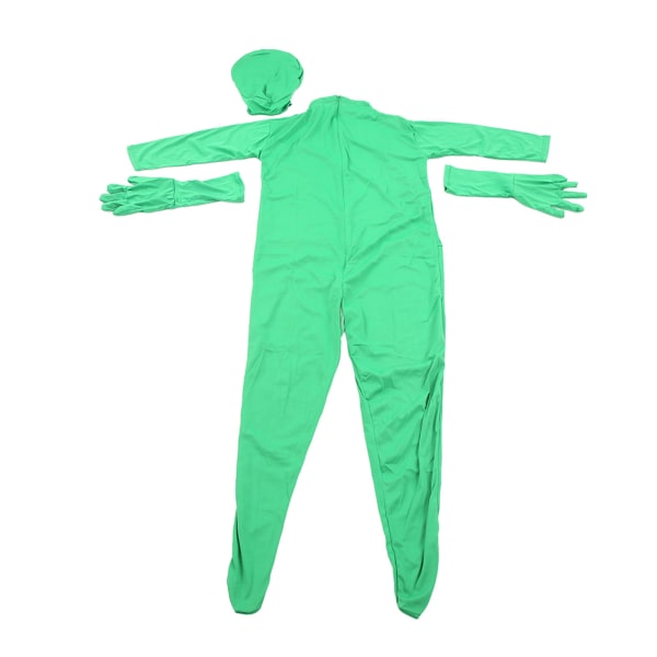 Full Body Green Screen Bodysuit for fotografering og film - 160 cm / 62.99in