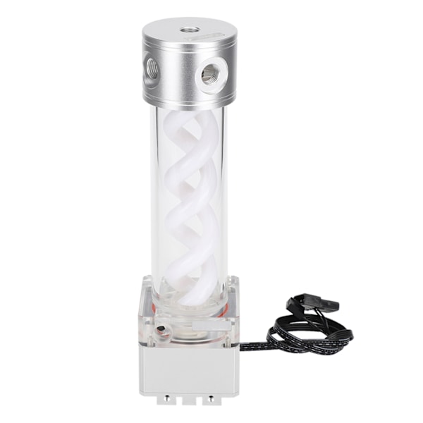 Vandkølepumpetank Aluminium Anode 4 Meter Hoved Computertilbehør PUBFS6MB24 (Sølv)