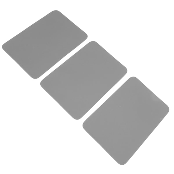 3 stk vanntett kajakk lapp PVC flåte lapp gummibåt reparasjons lapper sett for oppblåsbar båt kano mørk grå