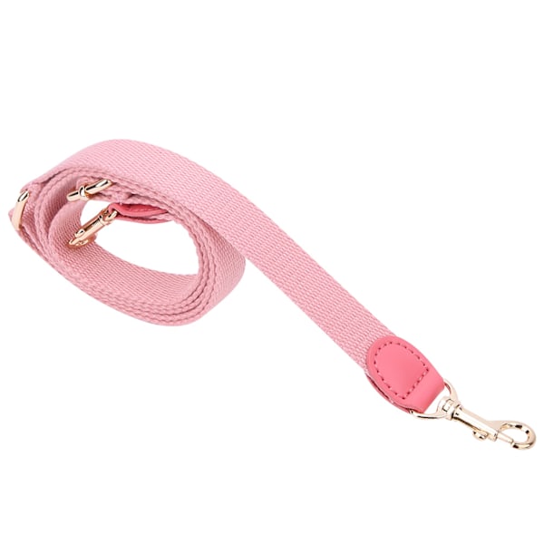 Handgjord DIY-bagagedelar Justerbar axelväska Läderrem för CBD065-066Rosa