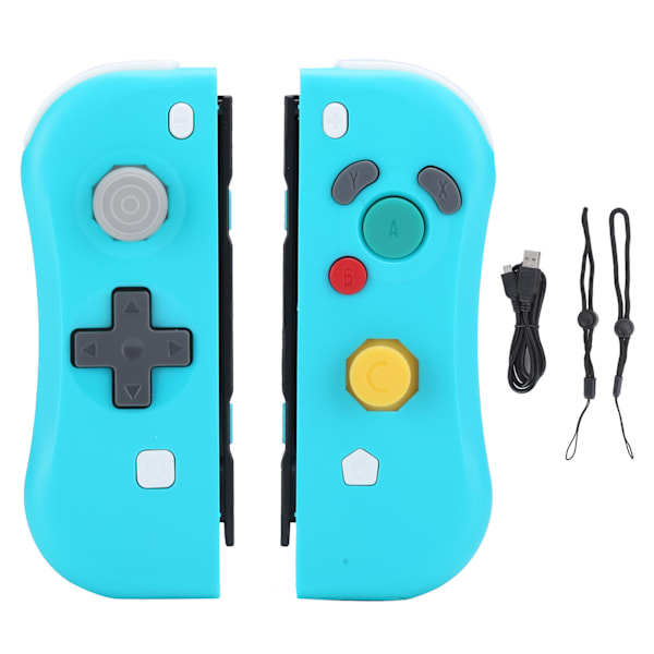Trådløs Gamepad Venstre Høyre Bluetooth Spillgrep Håndtak med NFC Awake for NS SwitchTurquoise
