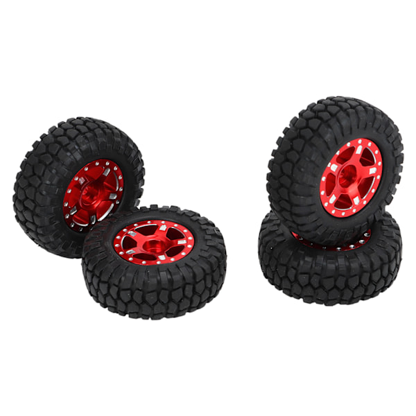 RC-auton renkaat ja vanteet Axial SCX24 -mallille 1/24 Kauko-ohjattavan auton päivitystarvikkeet Punainen