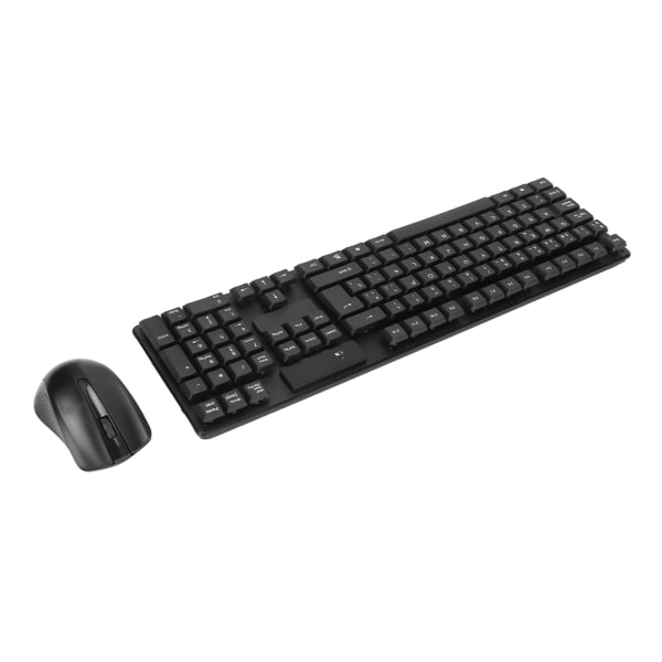 Trådlös Keybdard Mouse Combo Set 2.4G Silent Portable 1600dpi för bärbar dator Bärbar PC Dator