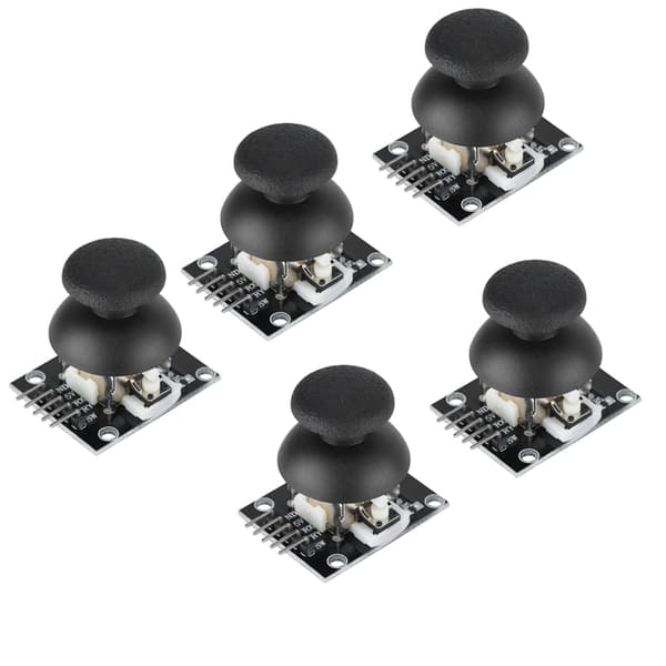 5 stk. toakset joystickmodul for PS2-spillkontroller Gamepad-kontrollspaksensor for Arduino