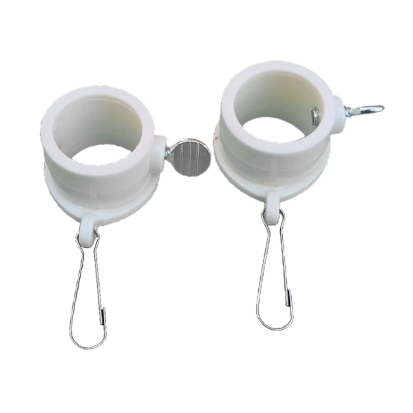3 par flagmonteringsringe anti-wrap-grommet-clips - 1 tomme diameter flagstang--