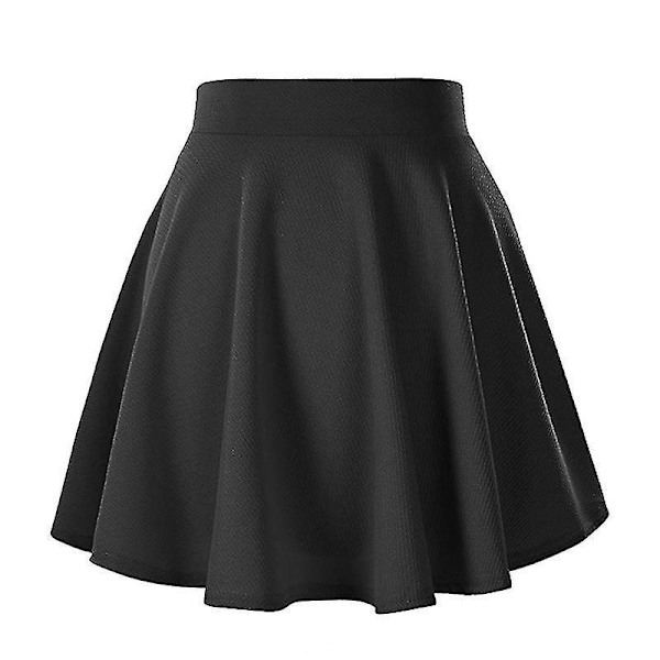 Svängd minikjol - Mångsidig och stretchig, perfekt för sommarens vardagsoutfits S Blå