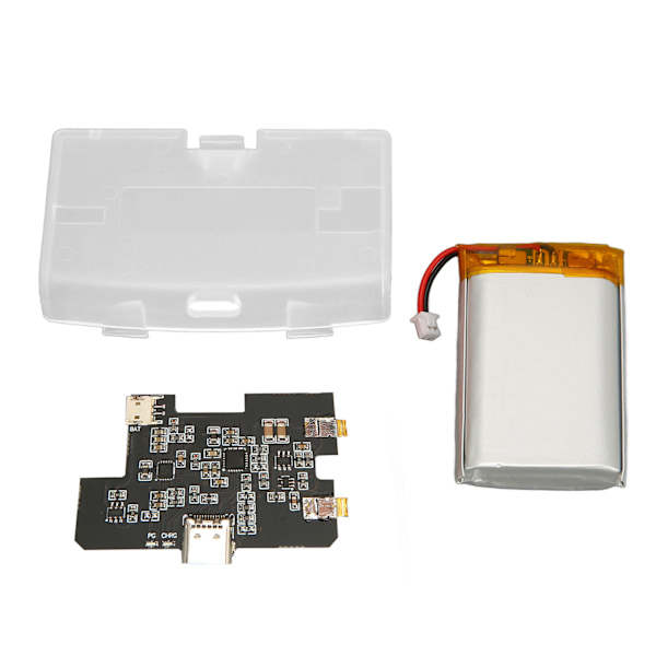 Uppladdningsbart LiPo-batteriutbyte Universellt 1500mAh USB C Litiumbatterimodul för Game Boy Advance