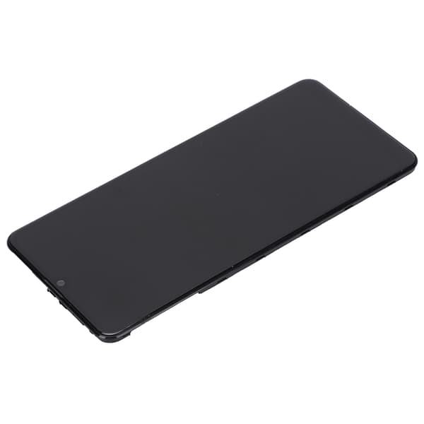 Skärmbyte LCD-skärm Touch Digitizer-enhet för Samsung Galaxy A315 med ram
