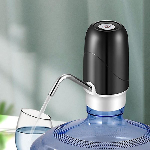 Bärbar Elektrisk Vattenpump - USB-Laddare Ingår (Svart)