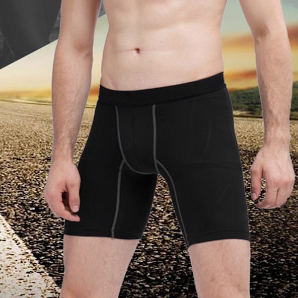Herre Sports Skinny Bukser Shorts Fugtabsorption Perspiration Hurtigtørrende til Udendørs Løb Fitness Træning(XXXL )