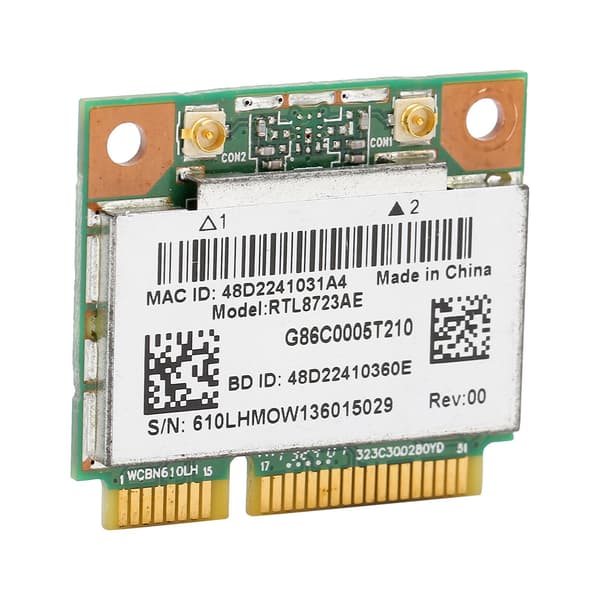 Trådløst netværkskort RTL8723AE 300M Bluetooth4.0 Half Mini PCI-E Wlan Wifi Adapter
