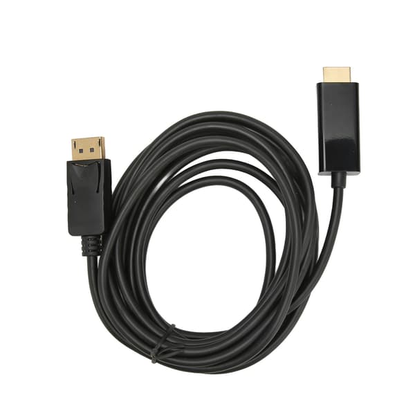 DisplayPort till HD Multimedia Interface-kabel 4K Fördröjningsfri Envägs videoadapterkabel för PC Laptop TV 9,8 fot