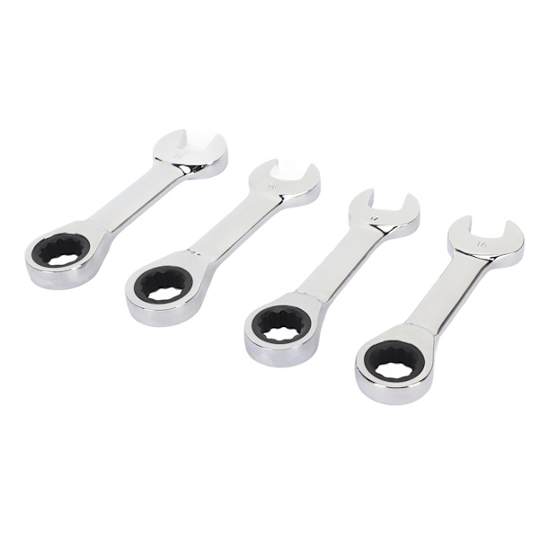 72 tann kort skrallesett 16mm 17mm 18mm 19mm Profesjonelt verktøystål skrallesett for mekanisk