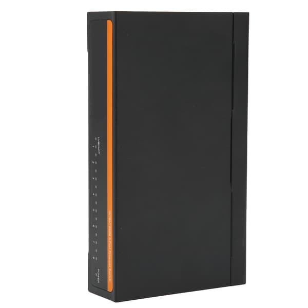 8-ports Gigabit Ethernet Switch TBCS5008E Plug Play Stabil Robust Aluminiumlegering Computer Netværksswitche 100-240V (EU-stik)