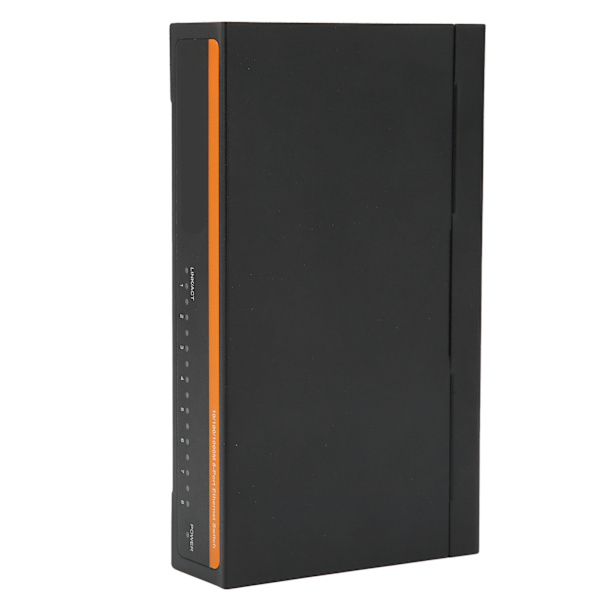 8-porttinen Gigabit Ethernet -kytkin TBCS5008E Plug Play -vakaa ja tukeva alumiiniseostietokoneverkkojen kytkimet 100240V (EU-pistoke)