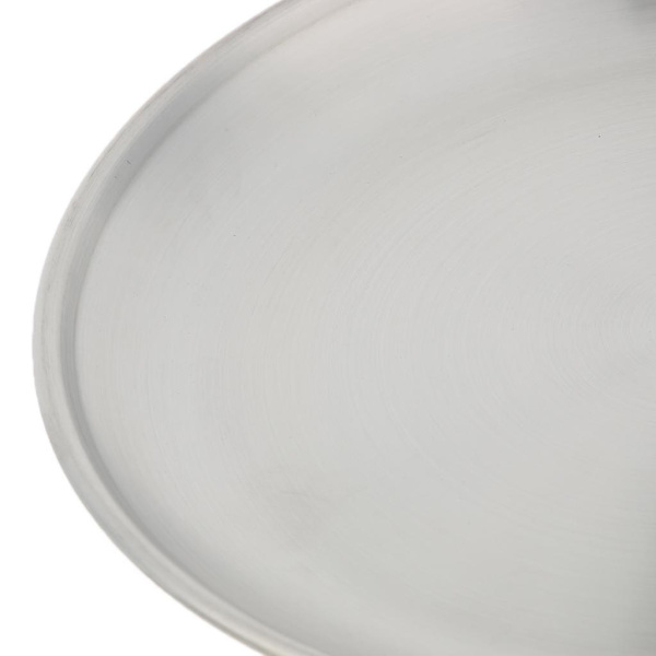 Ruostumattomasta teräksestä valmistettu pyöreä lautanen astia retkeilyyn piknikille ruokasalaattisäiliö 20cm