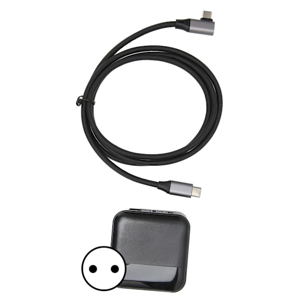 HD Multimedia Interface TV-docka 3 i 1 4K laddningsdockadapter med USB 3.0-port för Switch OLED Smartphone 100‑240V EU-kontakt