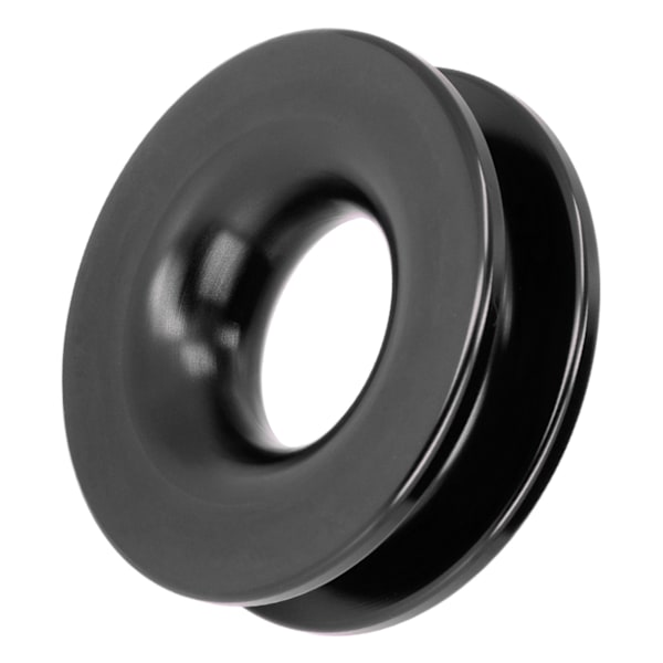 Redningsring Træk Snatch Remskive Aluminiumlegering til ATV UTV Truck Marine Båd ShacklesSort