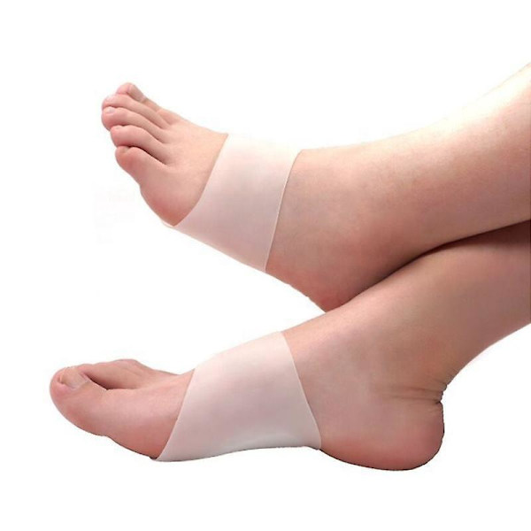 Fotvalvsstöd - Självhäftande Inlägg för Skor, Sandaler, Flip Flops, Stövlar, Högklackade - Män Kvinnor - Lindrar Plattfötter, Plantar Fasciit