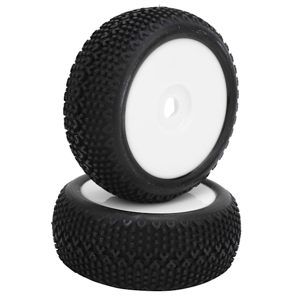 2 stk. gummidæk til 1/8 RC Crawler - Hvid