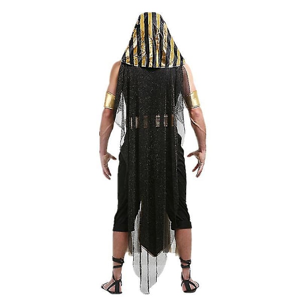 Mytisk Farao Cleopatra Par Kostyme - Perfekt for Cosplay, Halloween og Karneval Fester M Mann