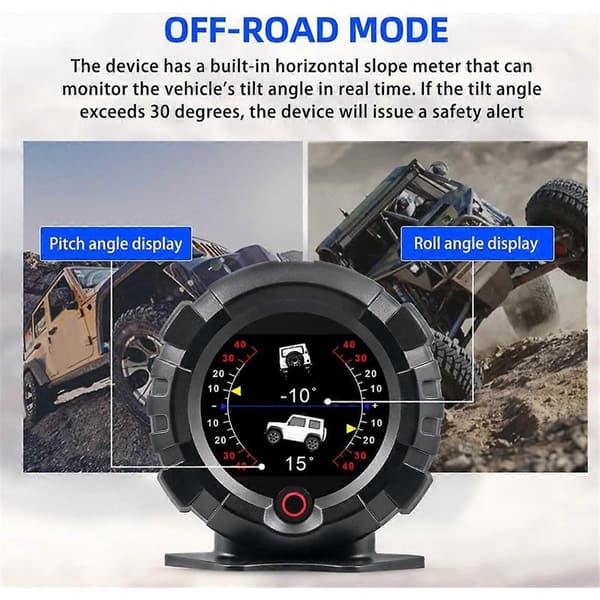 X95 GPS bilinklinometer med digitalt Head-Up Display